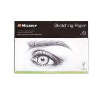 MICADOR SKETCHING PAPER 110GSM PACKET OF 25 SHEETS