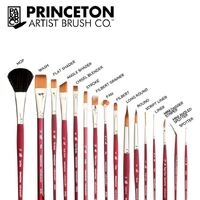 Princeton Velvetouch Synthetic Blend Short Handle Brush, Size #10x0 Fan