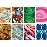 PRINTED PATTERN PAPERS PACKETS OF 40 ASSORTED SHEETS 