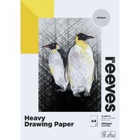 REEVES HEAVY CARTRIDGE PAD A3 200GSM 25 SHEETS