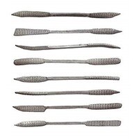 RIFFLERS METAL CARVING TOOLS SET OF 8 DOUBLE ENDED COARSE TOOLS