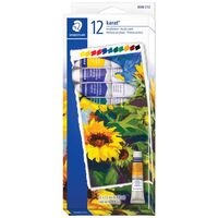 STAEDTLER ACRYLIC PAINT TUBES SET OF 12