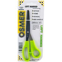Scissors F Good Quality 212Mm Left Handed Plastic Handles, Stainless Steel Blades 