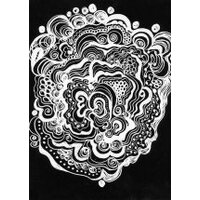SCRATCH ART PAPER A4 SHEETS OF WHITE PAPER WITH BLACK COATING PACKET OF 50 SHEETS