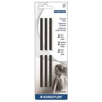 Staedtler Charcoal Sticks 1 Each Of Soft, Medium And Hard