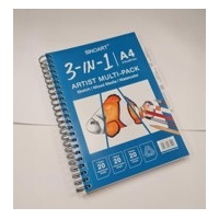 Sinoart 3 In 1 A4 Art Journal Sketchbook