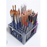 ROYMAC STUDIO STAND 145MM X 145MM X 90MM WITH 96 COMPARTMENTS FOR PENCILS AND BRUSHES