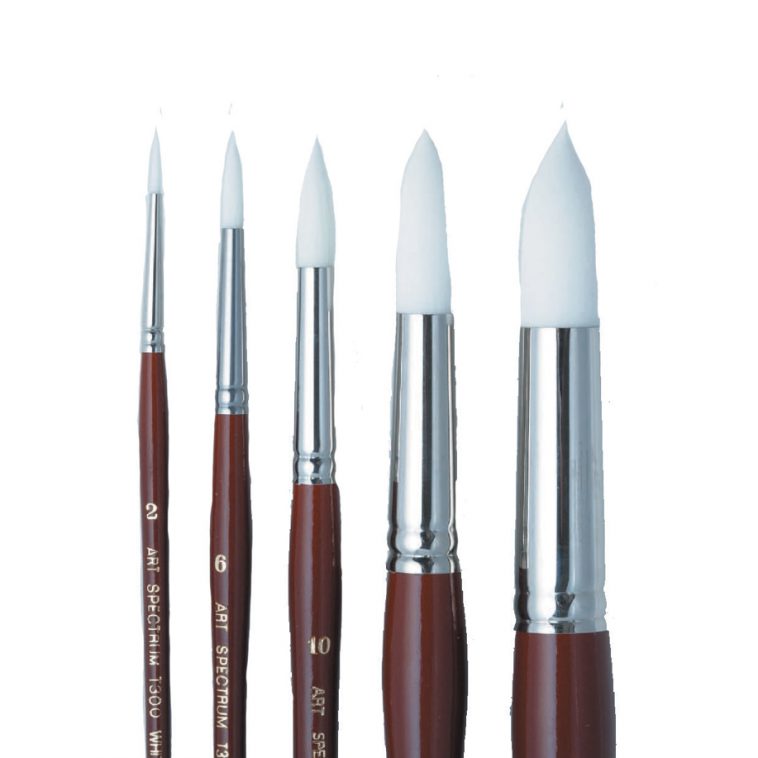 Art Spectrum Brush T300 Series White Taklon Round #16
