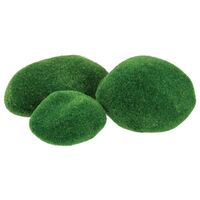 TEXTURED STONES MOSSY PACKET OF 5 ASSORTED SIZES
