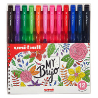 Signo Rt1 Retractablegel Pens 12 Pack Assorted Floral