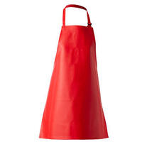 REINFORCED VINYL APRON ADULT SIZE RED