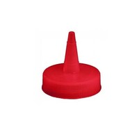RED PLASTIC WITCH HAT LIDS FOR EMPTY SQUEEZE BOTTLES