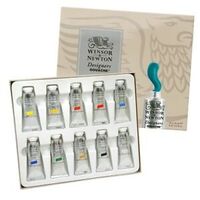 WINSOR & NEWTON DESIGNER GOUACHE INTRODUCTORY SET 10 X 14ML COLOURS