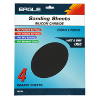 WET & DRY SANDPAPER PACKET OF 6 SHEETS OF ASSORTED GRADES
