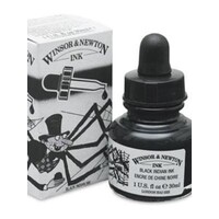 WINSOR AND NEWTON INDIAN INK 30ML WITH DROPPER