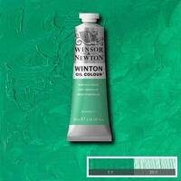 WINSOR & NEWTON WINTON OIL PAINT 37ML - EMERALD GREEN