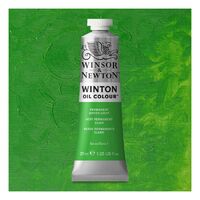 WINSOR & NEWTON WINTON OIL PAINT 37ML - PERMT GREEN LIGHT