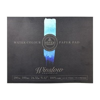 Winslow Water Colour Pad 200Gsm 100Sheet 9 X12 Or 24X32Cm