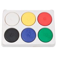Zart Poster Colour Palette Of 6 Discs Basic Colours