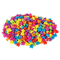 ZIG ZAG BEADS PLASTIC 6 X 9MM 100GRAM PACKET INTERLOCKING.